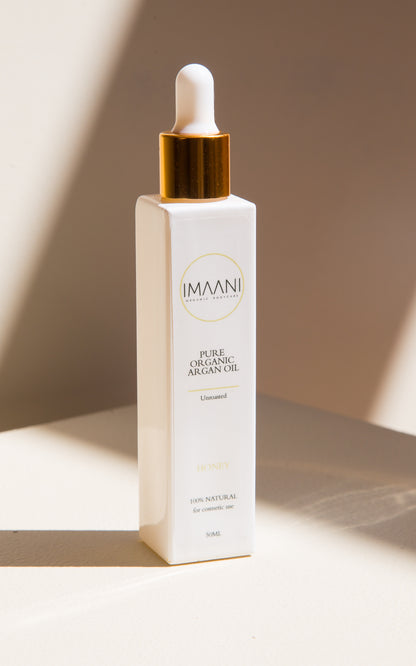 IMAANI 100% Biologische Arganolie met Honing 50 ml